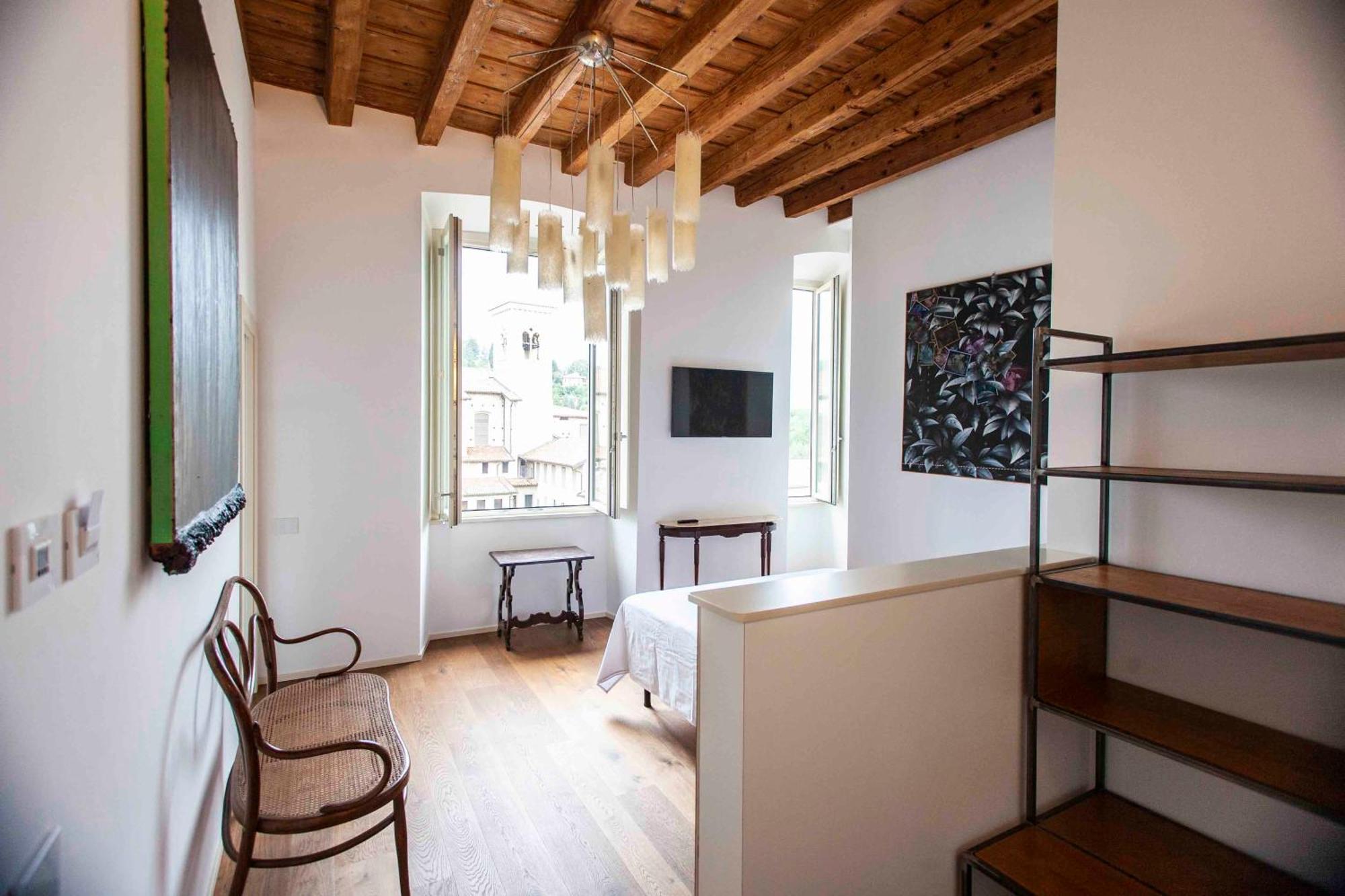 "Camera Con Vista" Bergamo Alta Eksteriør bilde